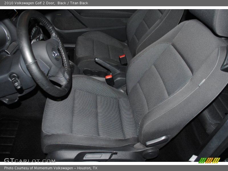 Black / Titan Black 2010 Volkswagen Golf 2 Door