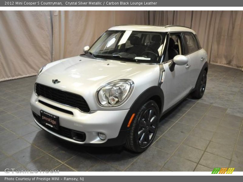 Crystal Silver Metallic / Carbon Black Lounge Leather 2012 Mini Cooper S Countryman