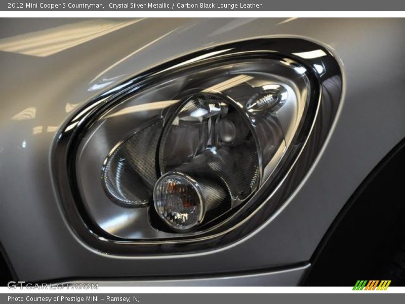 Crystal Silver Metallic / Carbon Black Lounge Leather 2012 Mini Cooper S Countryman