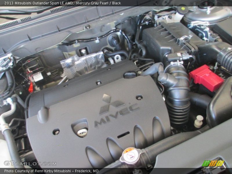 Mercury Gray Pearl / Black 2013 Mitsubishi Outlander Sport LE AWD