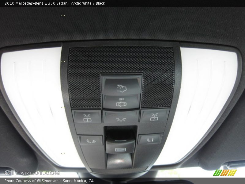 Arctic White / Black 2010 Mercedes-Benz E 350 Sedan