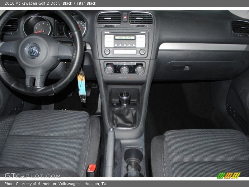 Black / Titan Black 2010 Volkswagen Golf 2 Door