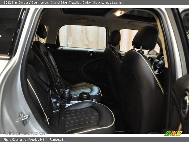 Crystal Silver Metallic / Carbon Black Lounge Leather 2012 Mini Cooper S Countryman
