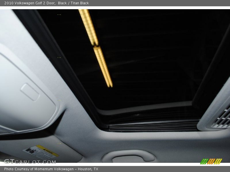 Black / Titan Black 2010 Volkswagen Golf 2 Door
