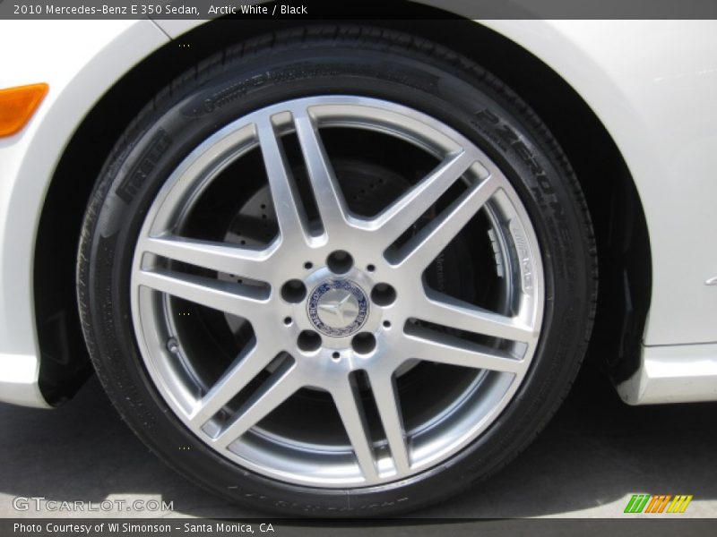 Arctic White / Black 2010 Mercedes-Benz E 350 Sedan