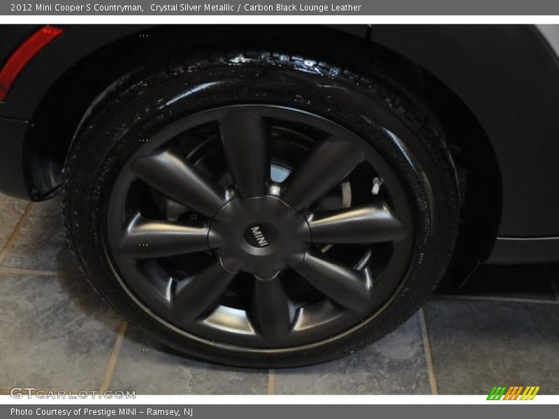 Crystal Silver Metallic / Carbon Black Lounge Leather 2012 Mini Cooper S Countryman