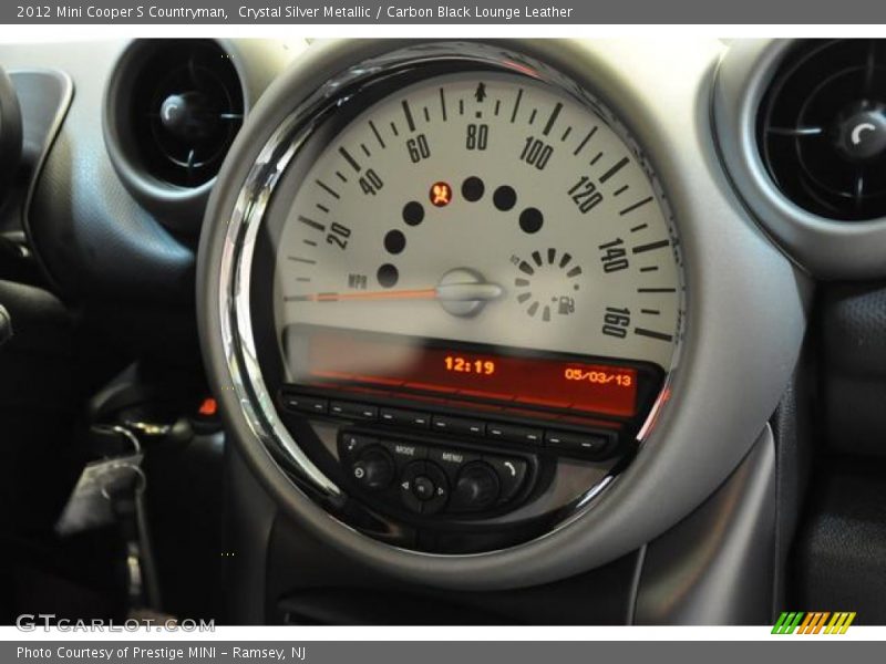 Crystal Silver Metallic / Carbon Black Lounge Leather 2012 Mini Cooper S Countryman