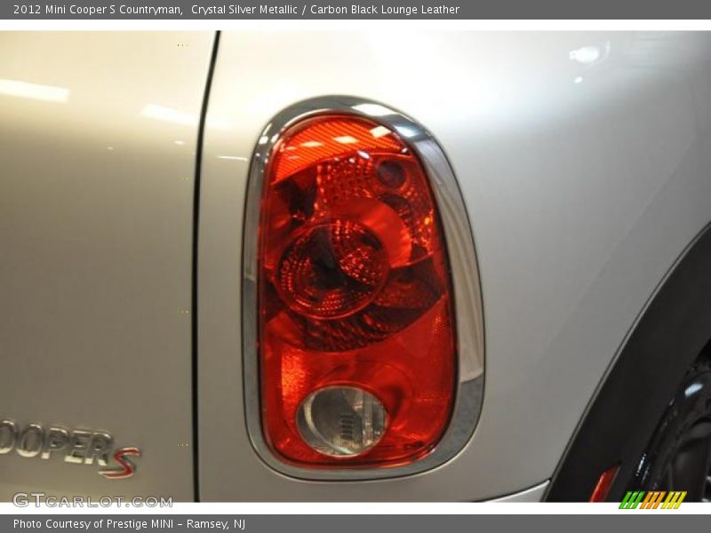 Crystal Silver Metallic / Carbon Black Lounge Leather 2012 Mini Cooper S Countryman