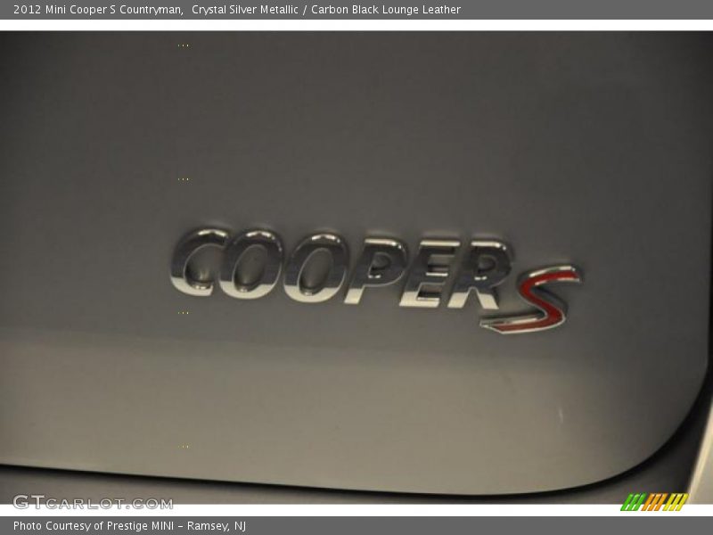 Crystal Silver Metallic / Carbon Black Lounge Leather 2012 Mini Cooper S Countryman