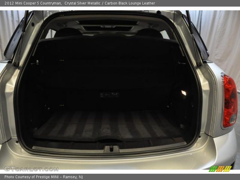 Crystal Silver Metallic / Carbon Black Lounge Leather 2012 Mini Cooper S Countryman