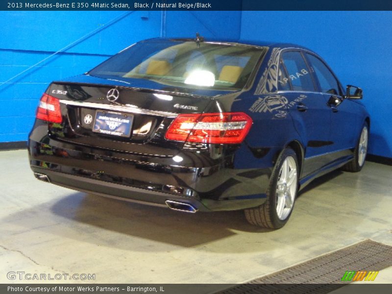 Black / Natural Beige/Black 2013 Mercedes-Benz E 350 4Matic Sedan