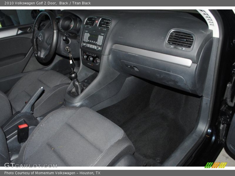 Black / Titan Black 2010 Volkswagen Golf 2 Door