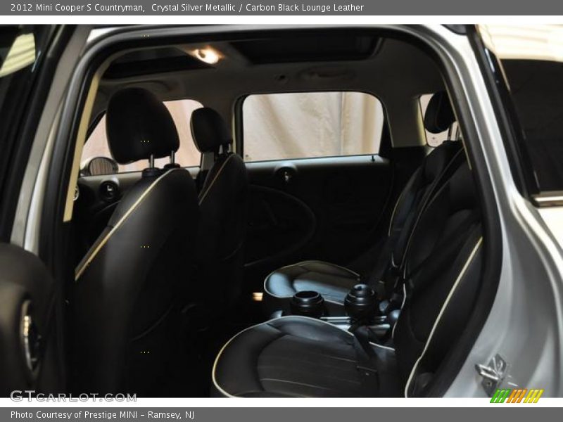 Crystal Silver Metallic / Carbon Black Lounge Leather 2012 Mini Cooper S Countryman