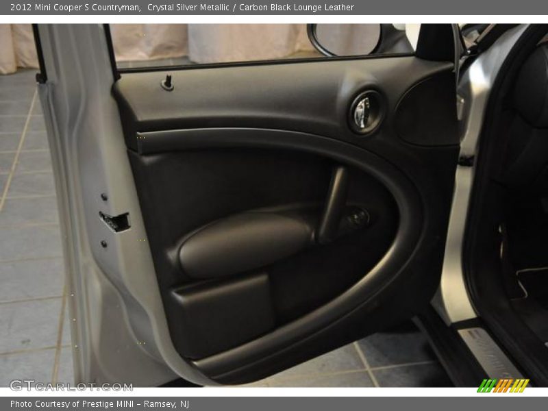 Crystal Silver Metallic / Carbon Black Lounge Leather 2012 Mini Cooper S Countryman