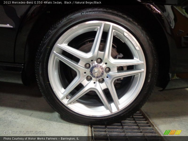Black / Natural Beige/Black 2013 Mercedes-Benz E 350 4Matic Sedan