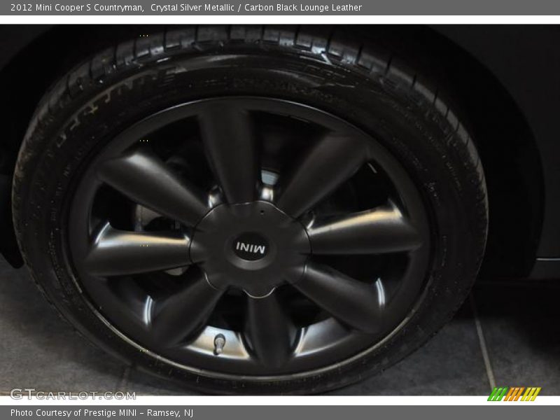 Crystal Silver Metallic / Carbon Black Lounge Leather 2012 Mini Cooper S Countryman