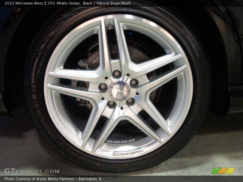 Black / Natural Beige/Black 2013 Mercedes-Benz E 350 4Matic Sedan