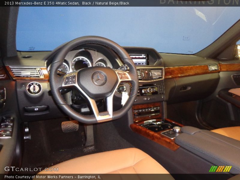 Black / Natural Beige/Black 2013 Mercedes-Benz E 350 4Matic Sedan
