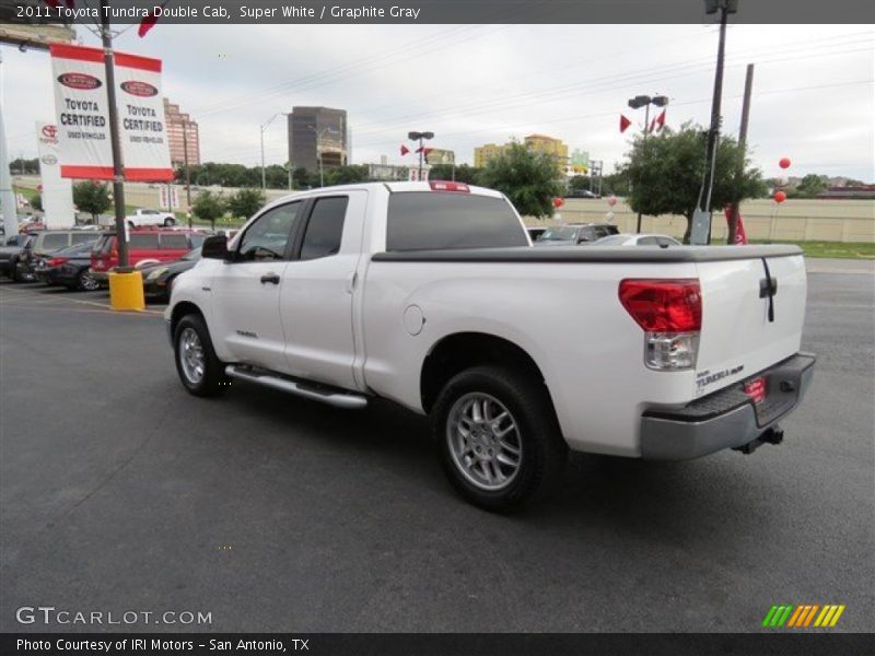 Super White / Graphite Gray 2011 Toyota Tundra Double Cab