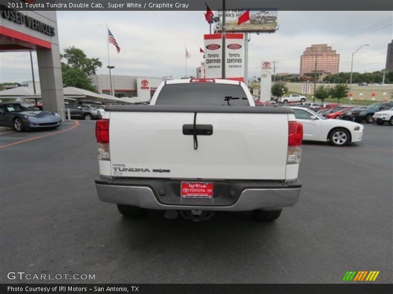 Super White / Graphite Gray 2011 Toyota Tundra Double Cab