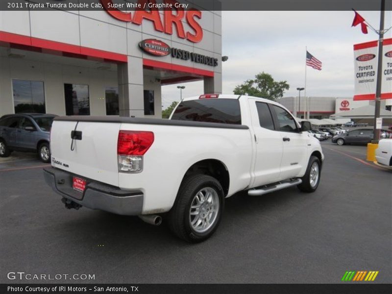 Super White / Graphite Gray 2011 Toyota Tundra Double Cab