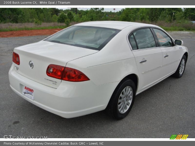 White Opal / Titanium 2008 Buick Lucerne CX