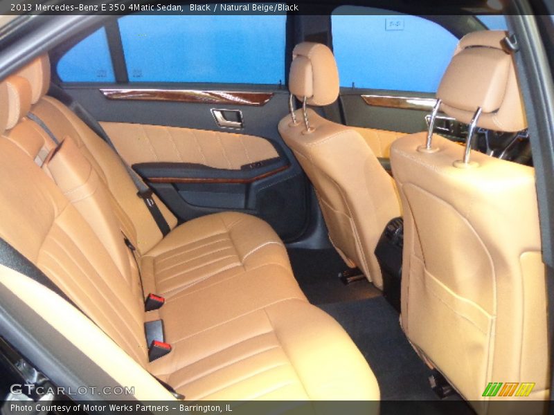 Black / Natural Beige/Black 2013 Mercedes-Benz E 350 4Matic Sedan
