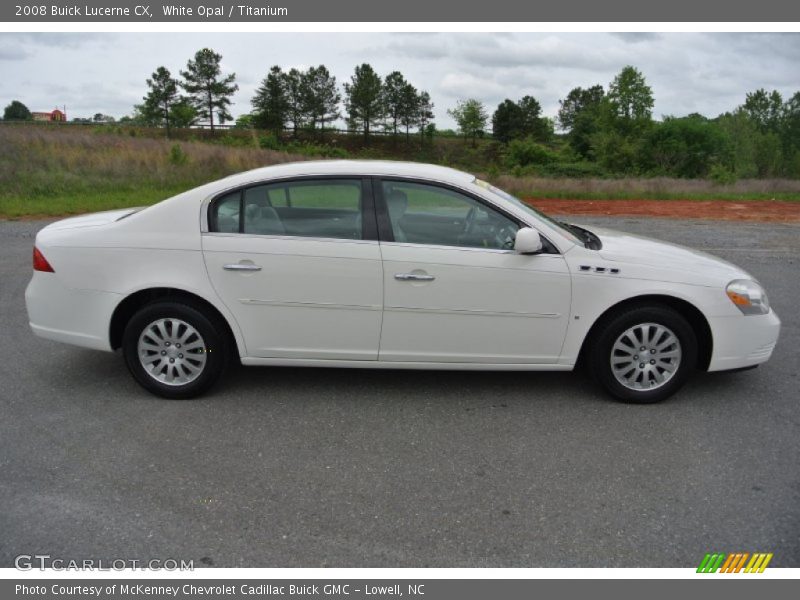 White Opal / Titanium 2008 Buick Lucerne CX