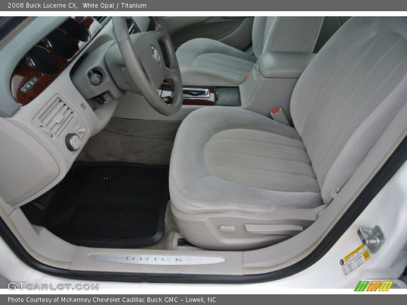 White Opal / Titanium 2008 Buick Lucerne CX