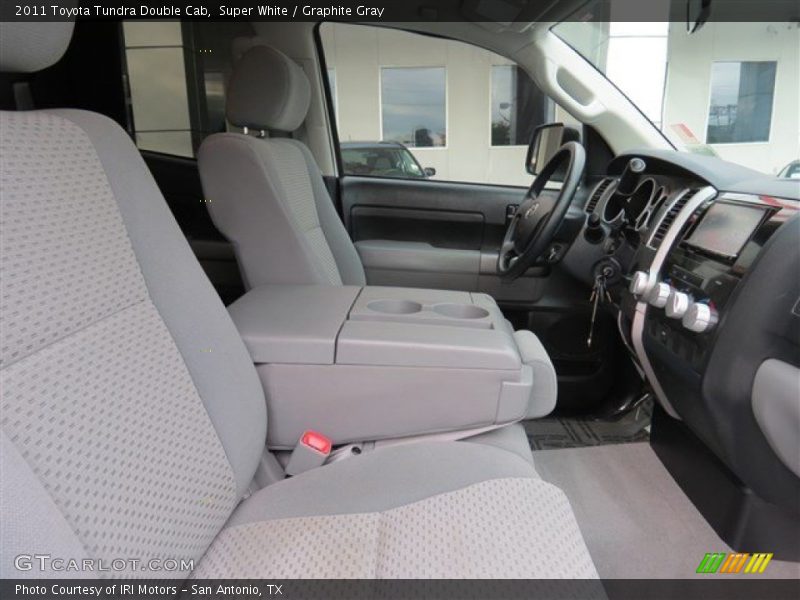 Super White / Graphite Gray 2011 Toyota Tundra Double Cab