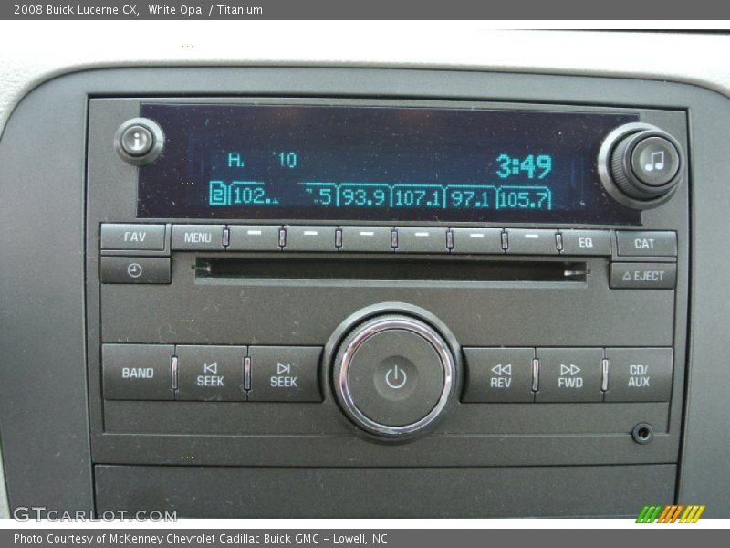 Audio System of 2008 Lucerne CX