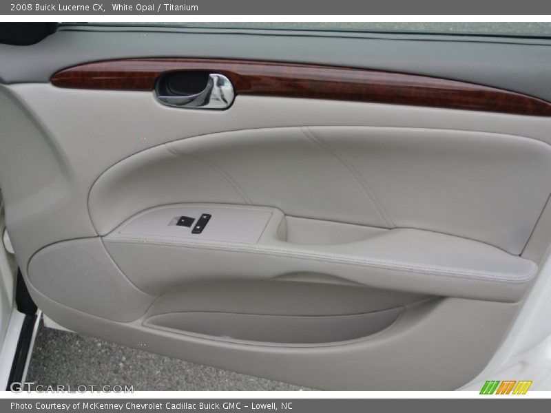 White Opal / Titanium 2008 Buick Lucerne CX