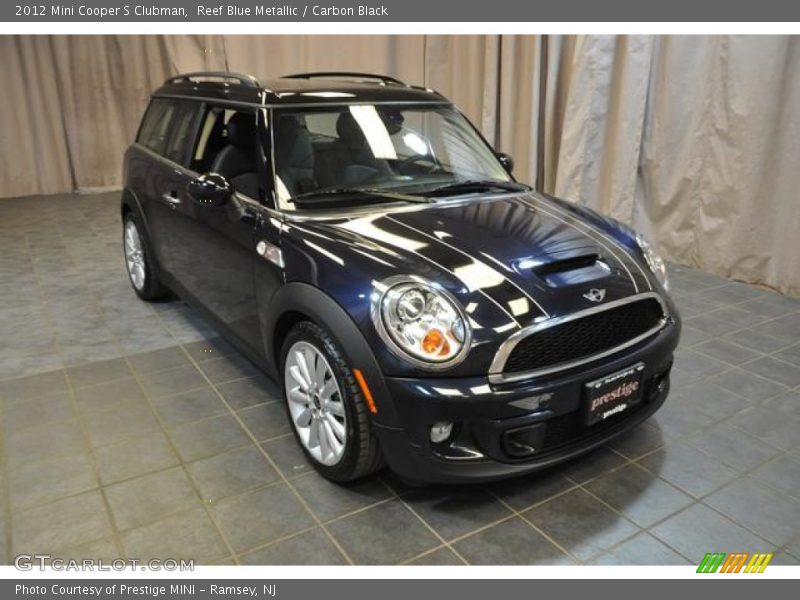 Reef Blue Metallic / Carbon Black 2012 Mini Cooper S Clubman