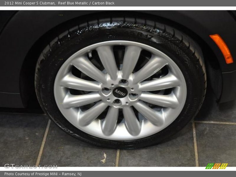 Reef Blue Metallic / Carbon Black 2012 Mini Cooper S Clubman