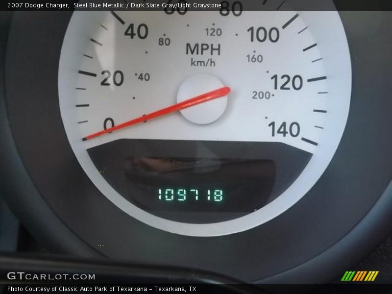 Steel Blue Metallic / Dark Slate Gray/Light Graystone 2007 Dodge Charger