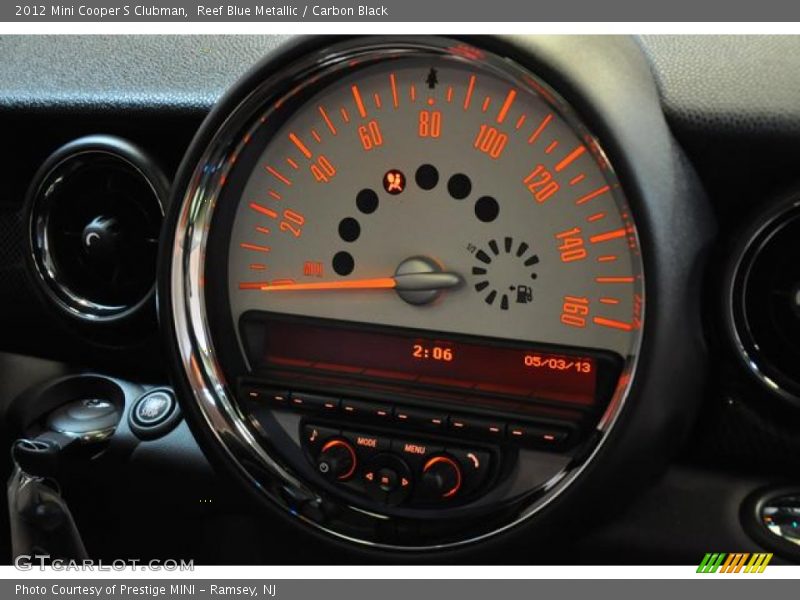Reef Blue Metallic / Carbon Black 2012 Mini Cooper S Clubman