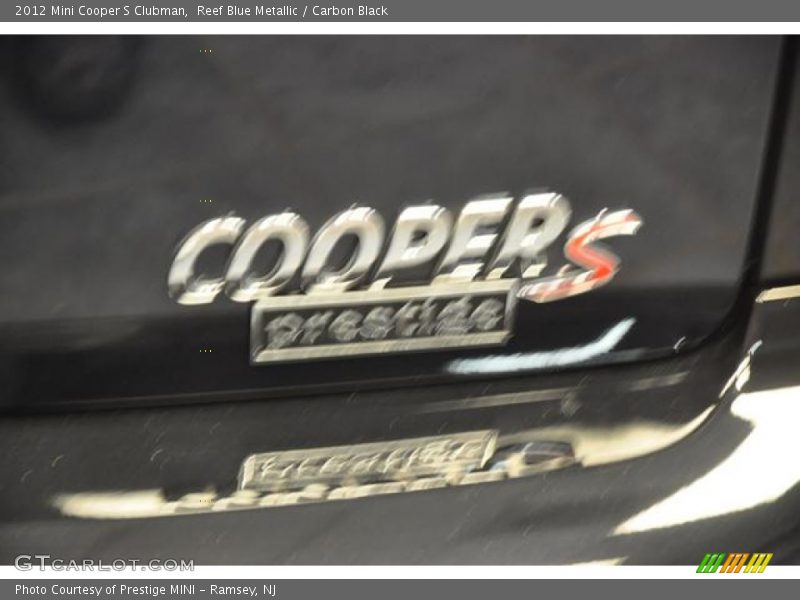 Reef Blue Metallic / Carbon Black 2012 Mini Cooper S Clubman