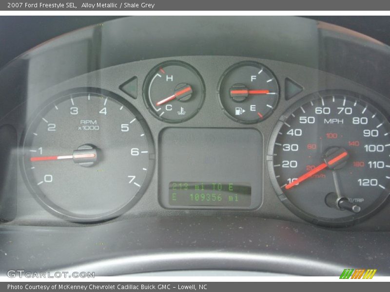  2007 Freestyle SEL SEL Gauges