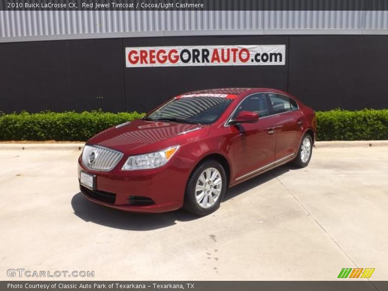 Red Jewel Tintcoat / Cocoa/Light Cashmere 2010 Buick LaCrosse CX