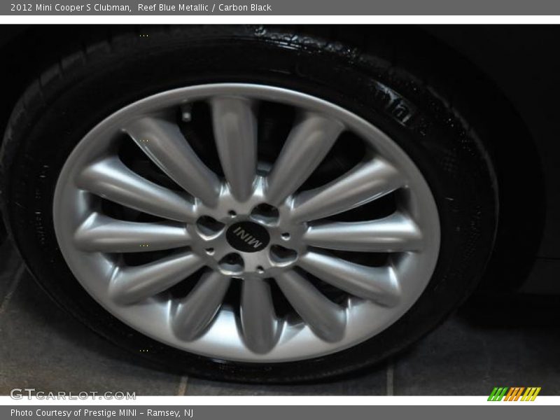 Reef Blue Metallic / Carbon Black 2012 Mini Cooper S Clubman