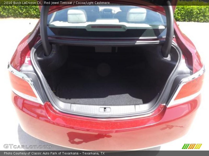 Red Jewel Tintcoat / Cocoa/Light Cashmere 2010 Buick LaCrosse CX