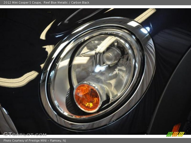 Reef Blue Metallic / Carbon Black 2012 Mini Cooper S Coupe