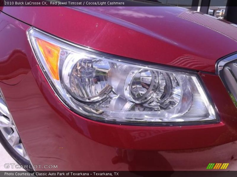 Red Jewel Tintcoat / Cocoa/Light Cashmere 2010 Buick LaCrosse CX