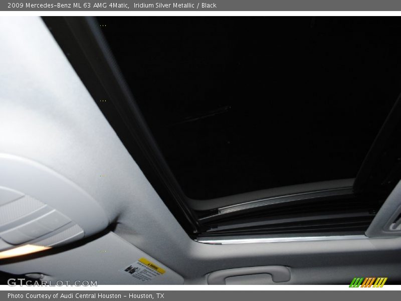 Iridium Silver Metallic / Black 2009 Mercedes-Benz ML 63 AMG 4Matic
