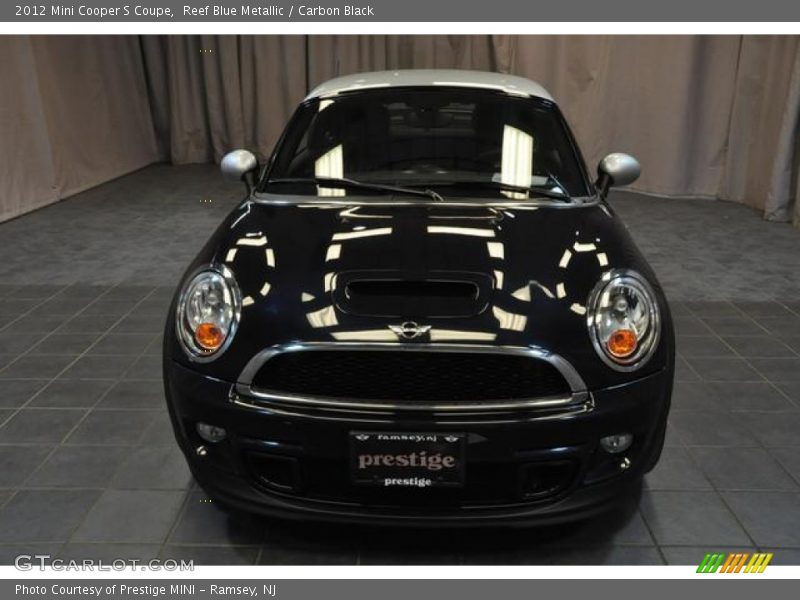 Reef Blue Metallic / Carbon Black 2012 Mini Cooper S Coupe