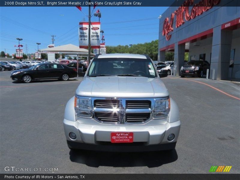 Bright Silver Metallic / Dark Slate Gray/Light Slate Gray 2008 Dodge Nitro SLT