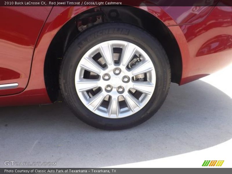 Red Jewel Tintcoat / Cocoa/Light Cashmere 2010 Buick LaCrosse CX