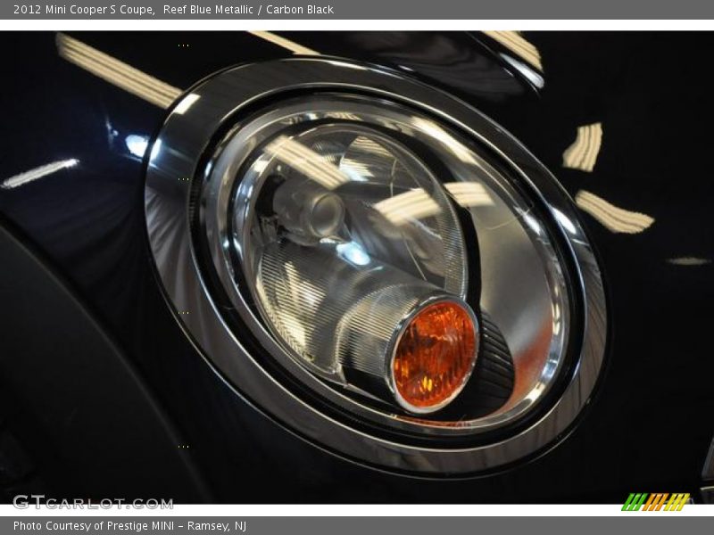 Reef Blue Metallic / Carbon Black 2012 Mini Cooper S Coupe