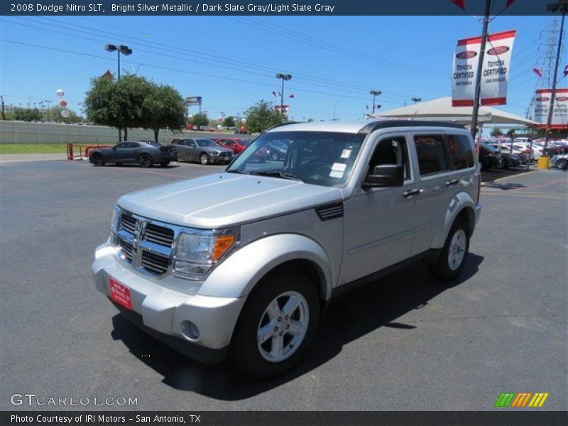 Bright Silver Metallic / Dark Slate Gray/Light Slate Gray 2008 Dodge Nitro SLT