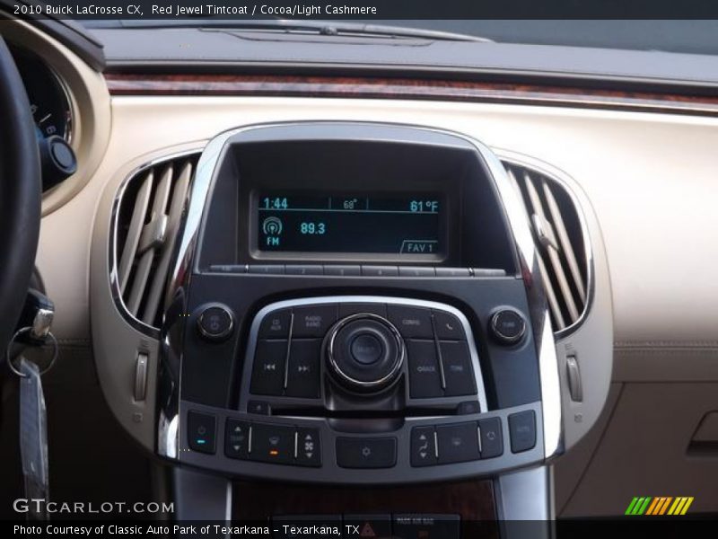 Red Jewel Tintcoat / Cocoa/Light Cashmere 2010 Buick LaCrosse CX